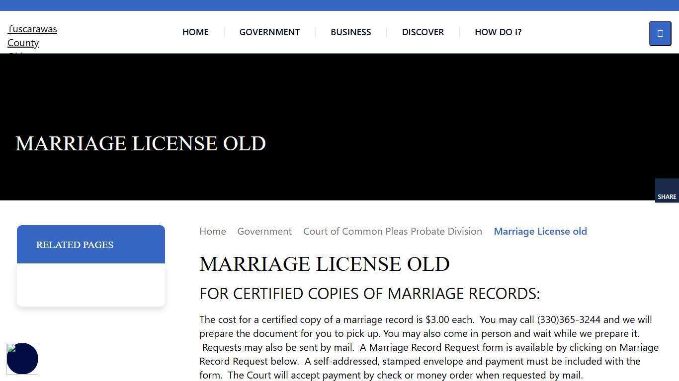 Tuscarawas County Ohio